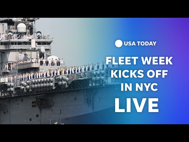 ⁣Watch live: Fleet Week kicks off in New York City