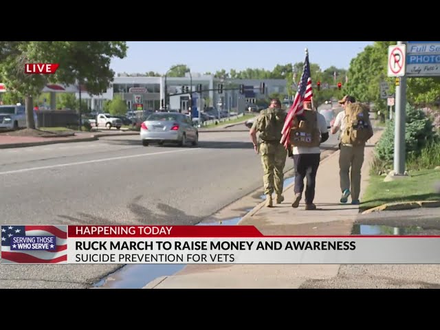 ⁣Veterans to complete ruck march from Denver to Colorado Springs