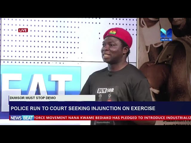 ⁣Police run to court seeking injunction on exercise