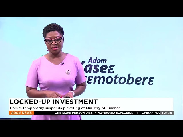 ⁣Forum temporaily suspends picketing at Ministry of Finance - Premtobre Kasee on Adom TV (22-05-24)