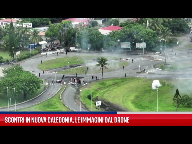 ⁣Le immagini degli scontri in Nuova Caledonia