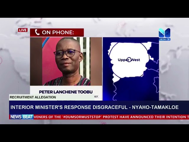 ⁣Interior Minister's response is disgraceful ---Nyaho Tamakloe