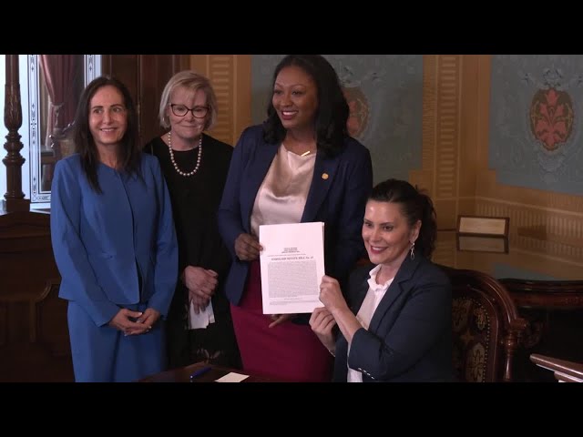 ⁣Whitmer signs bill requiring insurers to provide equal mental health coverage