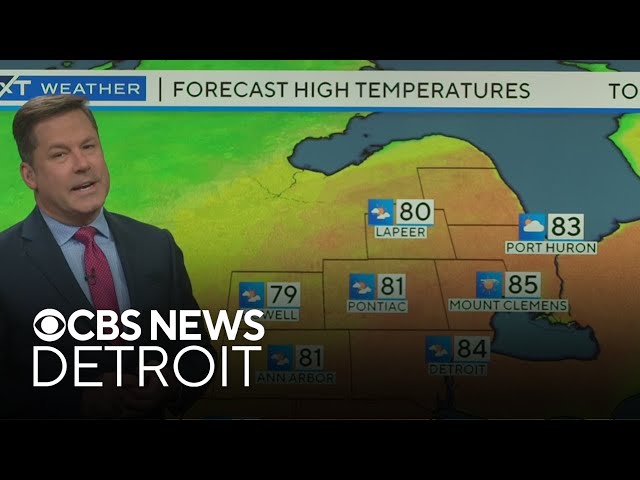 Warm day in Southeast Michigan on Wednesday, but rain could return for the weekend
