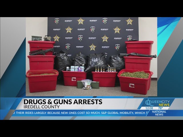 ⁣Drug stash, guns seized from U-Haul on I-77