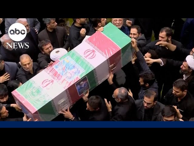 ⁣Funeral held for Iran’s late president, Ebrahim Raisi