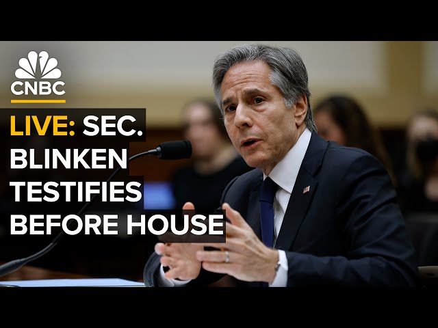 ⁣LIVE: Secretary of State Blinken testifies before the House Foreign Affairs Committee — 5/22/2024
