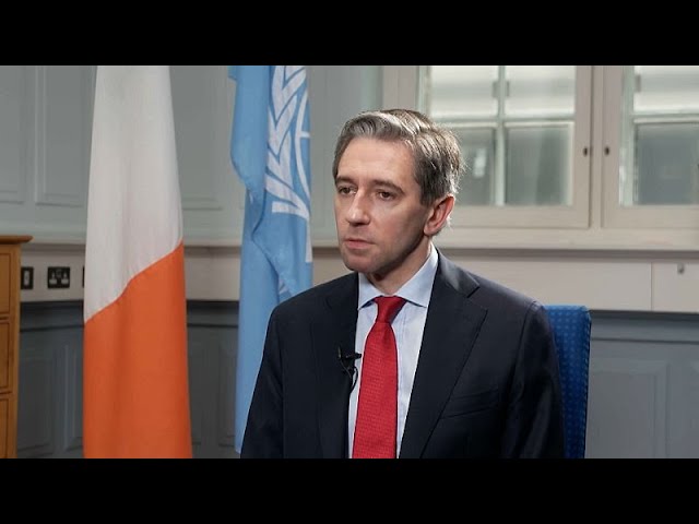 ⁣Interview exclusive Euronews: le Premier ministre irlandais presse pour un État palestinien