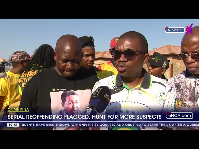 ⁣Crime in SA | Serial reoffending flagged, hunt for more suspects