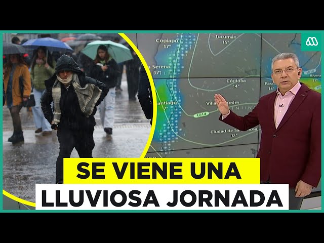 ⁣Lluvia se intensificará: Don Jaime entrega el pronóstico para el segundo pulso del sistema frontal