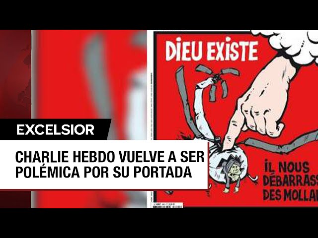 ⁣Polémica portada del Charlie Hebdo sobre muerte del presidente de Irán