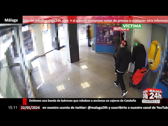 ⁣Noticia - Detienen una banda de ladrones que robaban a ancianos en cajeros de Cataluña