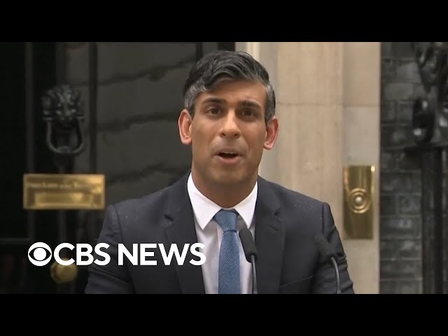 ⁣U.K. Prime Minister Rishi Sunak announces general election