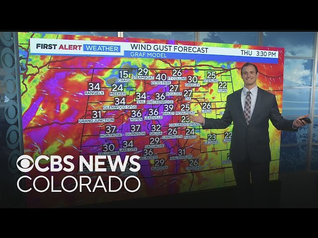 ⁣Unsettled weather arrive for the weekend across Colorado