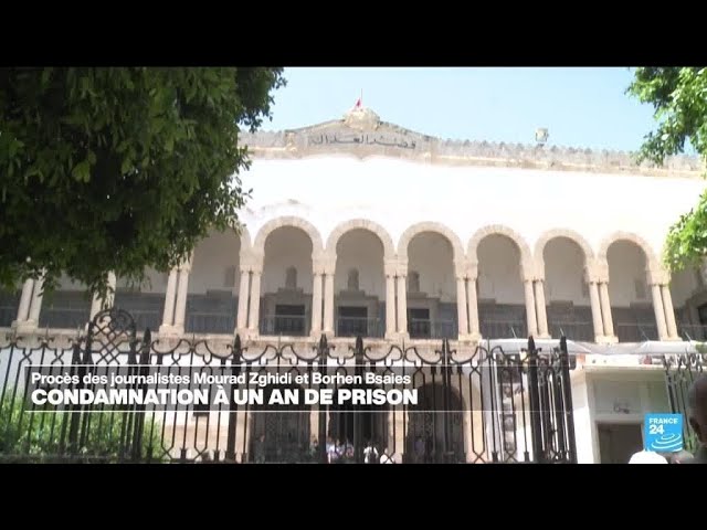 ⁣Tunisie : deux chroniqueurs condamnés à un an de prison pour des critiques du pouvoir • FRANCE 24