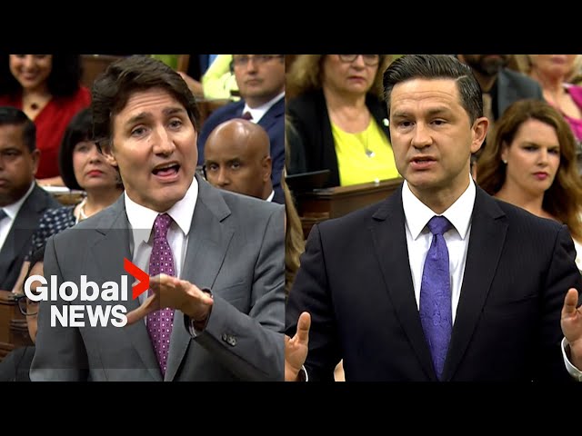 ⁣Trudeau, Poilievre debate affordability, carbon tax: “Why are Canadians so hungry?”