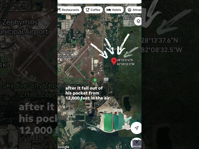 ⁣Watch: Skydiver recovers phone that fell from pocket at 12,000 feet #Shorts