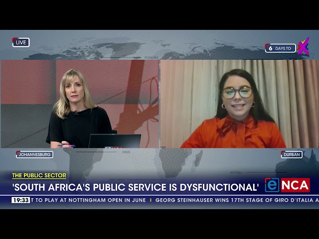 ⁣SA's public service is dysfunctional
