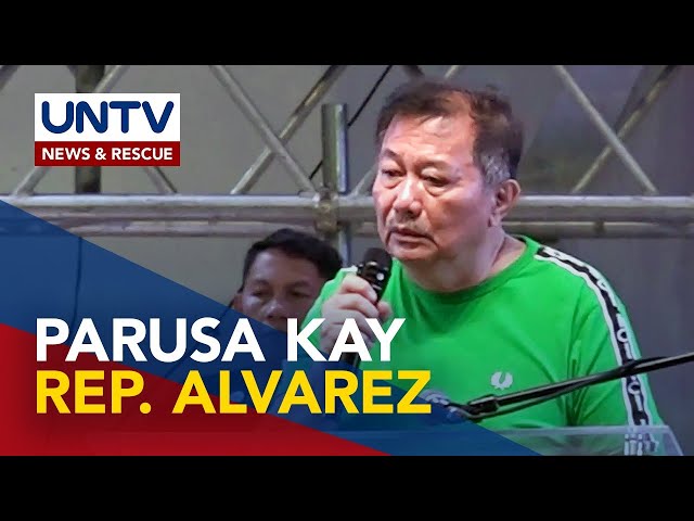 ⁣Kamara, pinatawan ng censure si Rep. Alvarez bunsod ng naging pahayag sa Tagum City