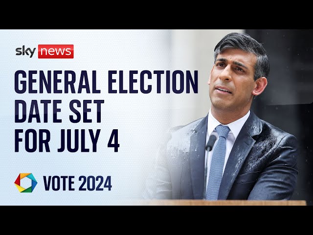 ⁣Party battle lines drawn up as general election date set for July 4