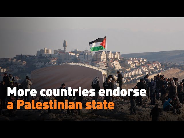 ⁣More countries endorse a Palestinian state