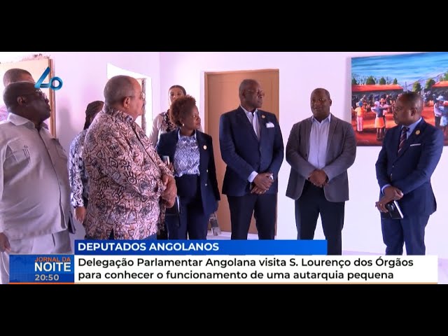 ⁣Delegação Parlamentar Angolana visita São Lourenço dos órgãos para conhecer o funcionamento de uma