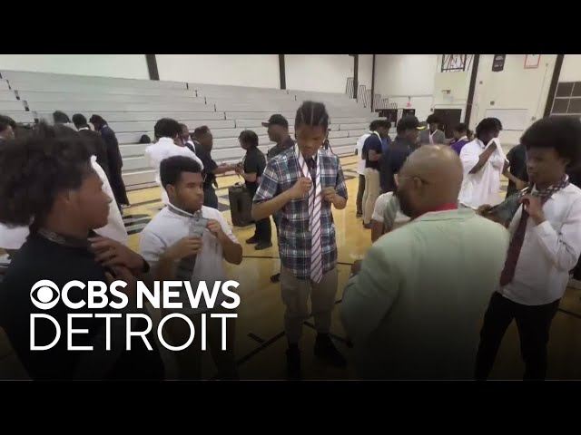 ⁣Detroit teens find confidence through "Tied to Success" program