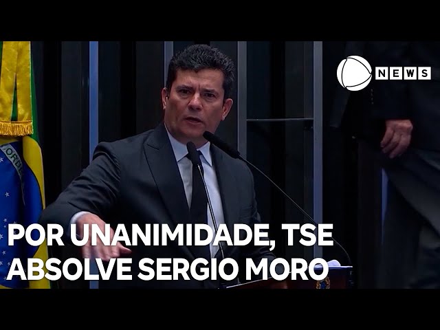 ⁣Por unanimidade, TSE absolve Moro e não cassa mandato do senador