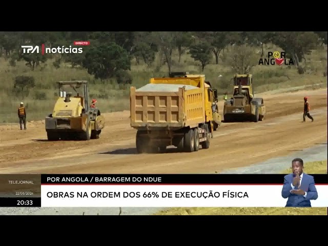⁣"Por Angola" Barragem do Ndue vais garantir água às famílias locais e a prática da agri