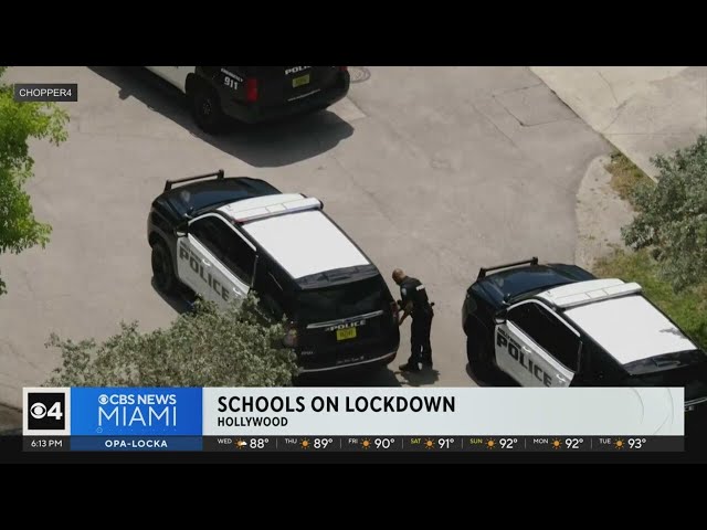 ⁣2 Hollywood schools placed on lockdown after reports of weapon on campus