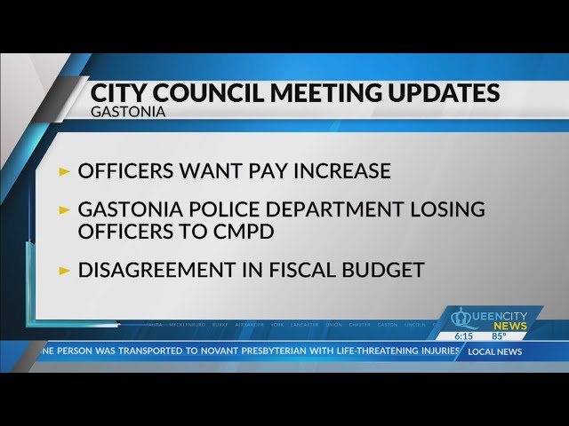 ⁣Gastonia officers seek more money despite record bonuses