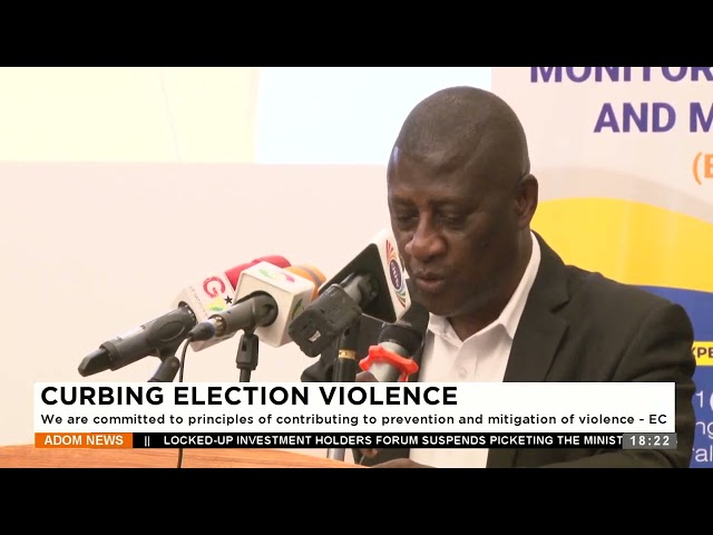 ⁣Curbing Election Violence: We are committed to principles of contributing to prevention of violence