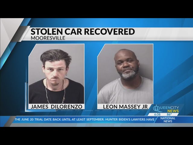 ⁣Stolen Chevy vehicles recovered in Mooresville, 2 arrested