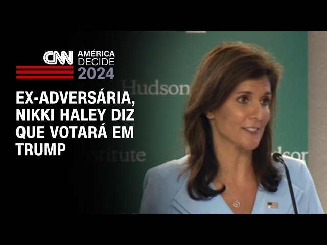 Ex-adversária, Nikki Haley diz que votará em Trump | CNN PRIME TIME