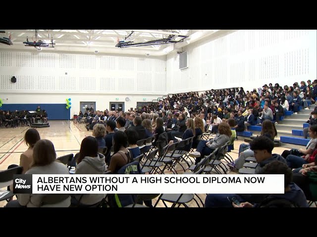 ⁣New option for Albertans without high school diploma