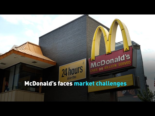 ⁣McDonald’s faces market challenges