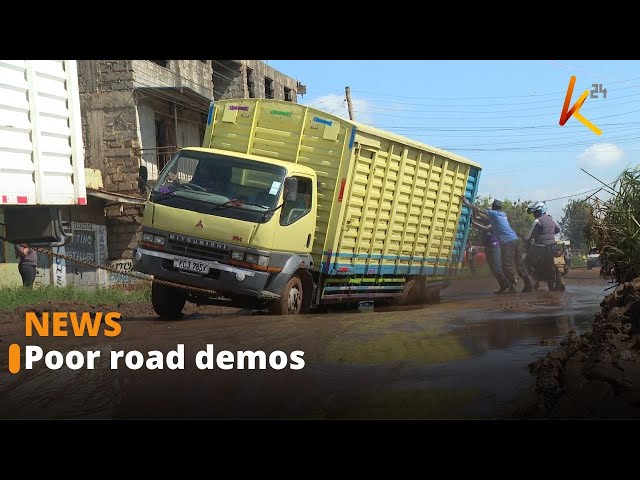 ⁣Kiambu County urged to come in and repair road