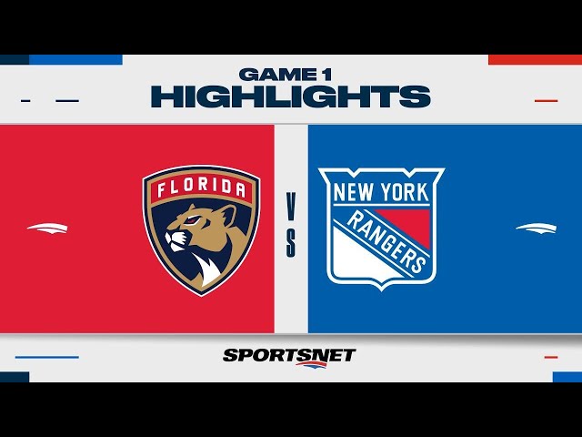 ⁣NHL Game 1 Highlights | Panthers vs. Rangers - May 22, 2024