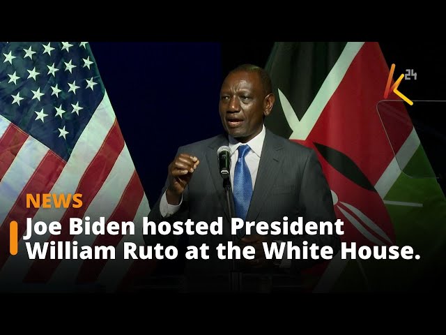 ⁣Joe Biden hosted President William Ruto at the White House.