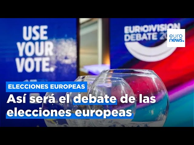 ⁣En el hemiciclo y con preguntas del público: así será el debate de las elecciones europeas