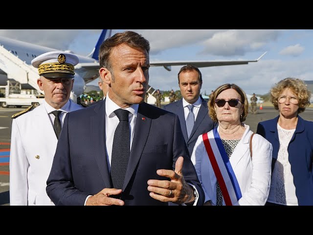 ⁣Le président français en Nouvelle-Calédonie pour désamorcer la crise