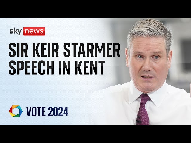 ⁣Watch live: Labour leader Sir Keir Starmer speech following election date announcement