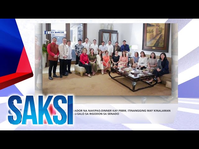 ⁣SAKSI Recap: Mga senador na nakipag-dinner kay PBBM...  (Originally aired on May 22, 2024)