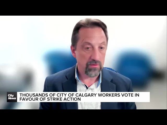 ⁣Thousands of city of Calgary workers vote in favour of strike action