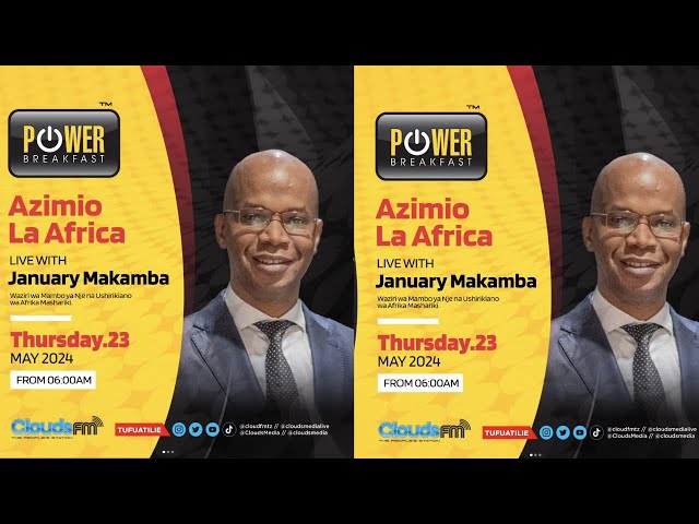 ⁣LIVE: Azimio la Africa | Kolabo ya PB na  Mhe January Makamba Kusherehekea Siku ya Afrika