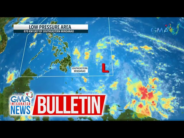 ⁣PAGASA - LPA sa Silangan ng Mindanao, posibleng maging bagyo... | GMA Integrated News Bulletin