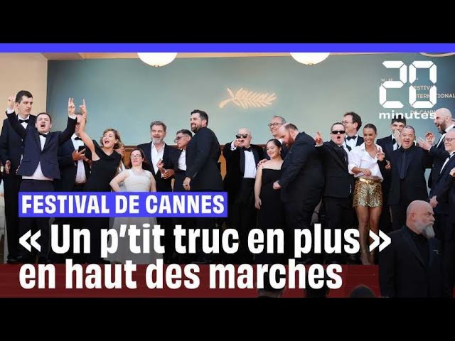 ⁣Festival de Cannes 2024: Les images de la montée des marches de l'équipe d'« Un p’tit truc