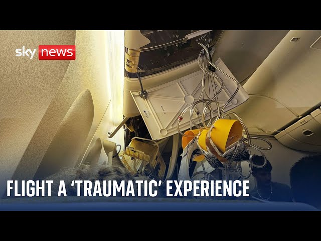 ⁣Singapore Airlines turbulence: A very 'traumatic' experience