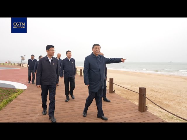 ⁣Си Цзиньпин посетил прибрежную "зеленую дорогу" в Жичжао