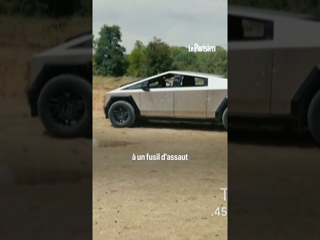 Le Cybertruck de Tesla pose ses roues en France pour la première fois